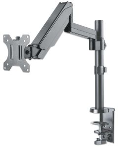 Soporte universal de pared para monitor MANHATTAN con pistón a gas,Soporta un monitor de 17