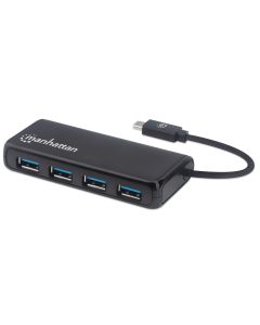 Conector Múltiple de 4 Puertos para USB MANHATTAN 164924