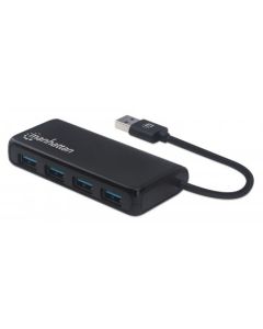 Conector Múltiple de 4 Puertos para USB MANHATTAN 164900