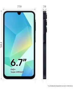 Celulares SAMSUNG SAMSUNG A16 128GB NEGRO