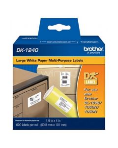 Etiquetas de Papel  BROTHER DK1240