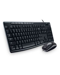 Kit de Teclado y Mouse LOGITECH MK200