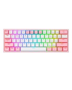 Teclado Mecánico Redragon Fizz Pro White/Pink