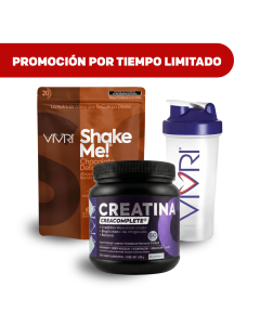 Combo VIVRI Shake Me! de Chocolate + CREAComplete&reg; + Shaker de Regalo