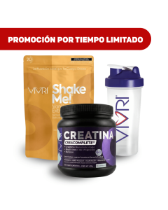 Combo VIVRI Shake Me! de Vainilla + CREAComplete&reg; + Shaker de Regalo