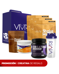 VIVRI Reto 30 D&iacute;as Vainilla - Vainilla - Vainilla + Caffe Latte + Pi&ntilde;a Naranja