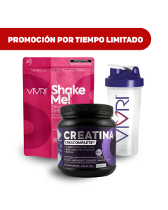 Combo VIVRI Shake Me! de Fresa + CREAComplete&reg; + Shaker de Regalo