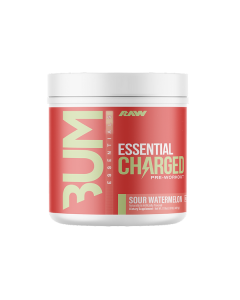 Raw Essential Charged Pre Workout 25 Serv &ndash; Energ&iacute;a Limpia y Rendimiento &Oacute;ptimo