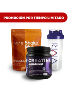 Combo VIVRI Shake Me! de Caramel Machiatto + CREAComplete&reg; + Shaker de Regalo