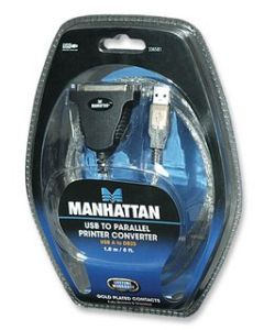 Convertidor USB a DB25 - Paralelo MANHATTAN 336581 ACCITL090