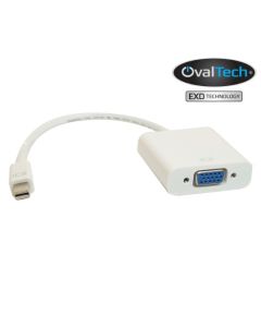 Adaptador Mini DisplayPort  a VGA  OVALTECH OVMDP-VGA ACCOVL720