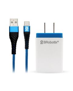 CARGADOR BROBOTIX USB C/CABLE TIPO C CARGA RÁPIDA 963332 ACCRBT5900