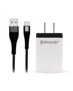CARGADOR BROBOTIX USB C/CABLE TIPO C CARGA RÁPIDA 963325 ACCRBT5910