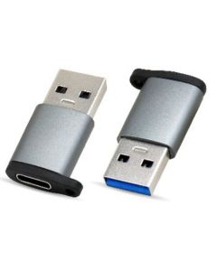 Adaptador USB V3.0 Tipo A Macho,  a Tipo C He BROBOTIX 6000342 ACCRBT6810