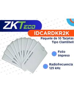 Tarjetas compatibles con lectores RFID con fr ZK TECO IDCARDKR2K  ACCZKT650