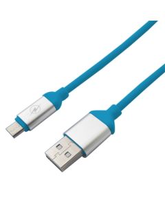 Cable USB V2.0 a Micro de PVC Texturizado BROBOTIX 161208A CABRBT3280