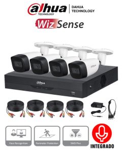 Kit de videovigilancia Dahua Technology DH-KIT/XVR5104HS-4KL-I3/4-HFW1500CMN-A-0280B-S2 KITDAH590