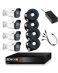 Kit de Videovigilancia PROVISION-ISR PAK4LIGHTCC2MP-28 KITPVS370