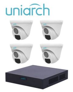 Kit de videovigilancia UNIARCH XVR301-04F/4*UAC-T112-F28  KITUNI030