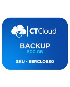 Backup en la Nube CT Cloud NCBU500GB SERCLO680