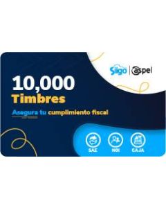 Timbres Fiscales ASPEL FACTE/10000 Electrónicos SOFAPL3200