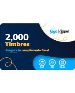 Timbres Fiscales ASPEL FACTE/2000 Electrónicos SOFAPL3210