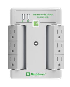 Supresor de Picos KOBLENZ SS-2000 USBAC SUPKBZ160