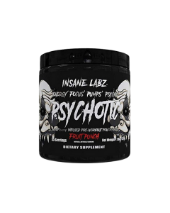 INS Psychotic Black 35 Serv | Preentreno Ultra Intenso de Insane Labz